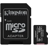 Kingston 512Gb micSDXC Canvas Select Plus 100R A1 C10 Card  Adp, Ean 740617298727 Sdcs2/512Gb
