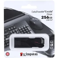 Kingston Technology Datatraveler Exodia Onyx Usb flash drive 256 Gb Type-A 3.2 Gen 1 3.1 Black  Dtxon/256Gb 740617332674 Pamkinfld0417