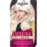 Palette PaletteDeluxe Oil-Care farba do włosów trwale zująca z mikroolejkami 11-11 Blond Ultra Titanium  9000101639230