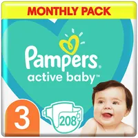 Pampers Abd Monthly Box S3 208 pcs  8001090910745