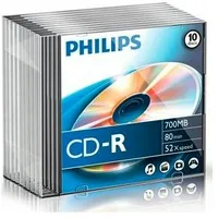 Philips Cd-R 700 Mb 52X 10  Cr7D5Ns10/00 8710895778206
