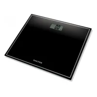 Salter 9207 Bk3R Compact Glass Electronic Bathroom Scale - Black  T-Mlx42491 5010777143355