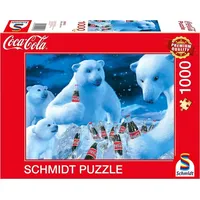 Schmidt  Puzzle Pq 1000 Coca-Cola Niedźwiedzie G3 439630 4001504599133