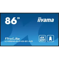 System  iiyama Prolite Cyfrowa A 2,18 m 86 Led Wi-Fi 500 cd/m² 4K Ultra Hd Procesor wny Android 11 24/7 Lh8664Uhs-B1Ag 4948570123421