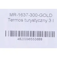 Travel thermos 3 l Mr-1637-300-Gold Maestro  4820096553688 Agdmeotkt0080