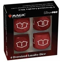Ultra-Pro Magic the Gathering - Moutain 22 mm Deluxe Loyalty Dice Set  2009722 074427186074