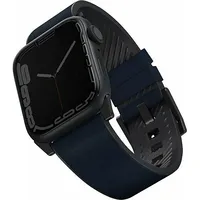 Uniq Pasek Straden Apple Watch 4/5/6/7/Se 44/45Mm Leather Hybrid Strap /Blue  Uniq590Blu 8886463679616