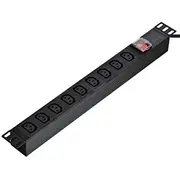 Alantec Pz010 power extension 1.8 m 9 Ac outlets Indoor Black  5901738552241 Zasaanlik0003