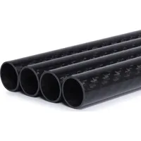 Alphacool Carbon Hardtube 16Mm 4X 80Cm, tube Black, set of 4  18658 4250197186582