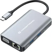Av Conceptronic Dock Usb-C-Hdmi,Vga,Gbe,3Xusb3.0,100Wpd0.25Mgr  Donn21G 4015867231272 883759