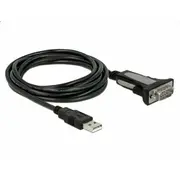 Av Delock  Usb 2.0 Typ-A zu 1 x Seriell Rs-232 Db9 3 m 65962 4043619659623