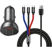 Baseus Three Primary Colors 2X Usb-A 4.8 A  Tzccbx-0G 6953156215405