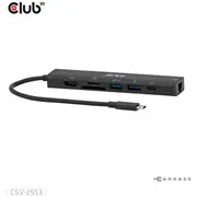 Club3D Csv-2553 huby i koncentratory Usb Type-C 5000 Mbit/S  8719214473563
