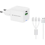 Conceptronic Ladegerät 2Port  33W,1Xusb-C,1Xusb-A 3-In-1 sw Althea16W 4015867236482