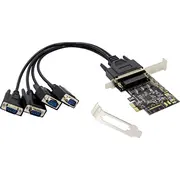 Conceptronic Pci Express Card 4-Port Rs232 Db9  Emrick12B 4015867236628