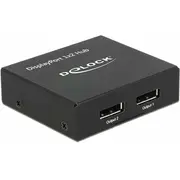 Delock Splitter 1X Displayport - 2X 87691  4043619876914