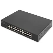 Digitus 24-Portowy  gigabitowy, 19-Calowy, niezarządzalny Dn-80113-2 4016032498506