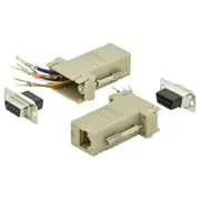 Digitus  Rs-232/Rj45 owe żeńskie D-Sub 9 / Rj45 Ak-610516-000-I