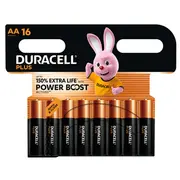 Duracell Plus Boost Mn 1500 Aa Bl16  3204 5000394176386