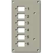 Efb 53705.3V2B Panel przedni do przełącznicyszynę Din 53705.1V3, 6X Sc Simp/Lc Dupl  4049759137496