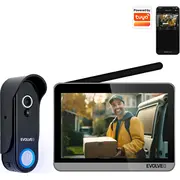 Evolveo Doorphone W7, Sada domácího bezdrátového videou s Wifi černý stříbrný monitor  W7-Sb 8595683204620