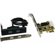 Exsys Io Pcie 2 ext1 int Usb3.0 Ex-11072Wo bulk  4718359110726
