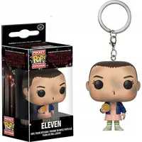 Funko Pop Key Ring Stranger Things - Eleven with Eggo, Toy Figure 7.6 cm  14227-Pk-1T3 0889698142274