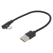 Cable Usb2 To Usb-C Angled/Cc-Usb2-Amcml-0.2M Gembird  Cc-Usb2-Amcml-0.2M 8716309117760