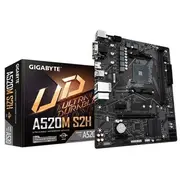 Gigabyte Motherboard A520M S2H Am4 2Ddr4 M.2 Hdmi/Dvi mATX  889523023594 Kbgbaaa7A520U00