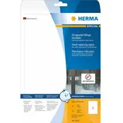 Herma Etykiety foliowe 8334, A4Zastosowań , 190 x 275 mm, folia matowa 50 8334  4008705083348
