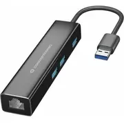 Hub Usb Conceptronic 1X Rj-45  3X Usb-A 3.0 Donn07Ba 4015867225868 895414