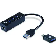 Hub Usb Conceptronic Usb-Hub 4-Port 3.0  -4X3.0 Typc A o.Netzt. sw Hubbies04B 4015867223147