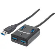 Hub Usb Manhattan 4X Usb-A 3.0 162296  0766623162296