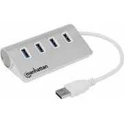 Hub Usb Manhattan 4X Usb-A 3.0 163767  0766623163767