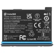 Insta360  bateria X3 1800 mAh Cinaqbt/A 6970357853113