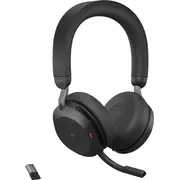 Jabra Evolve2 75 Ms Stereo Usb-A - wireless over-ear headphones, black  27599-999-999 5706991024302 Akgjabsbl0043