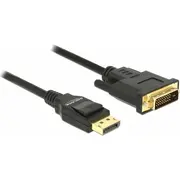 Kabel Delock Displayport - Dvi-D 3M  85314 4043619853144
