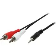 Kabel Logilink Jack 3.5Mm - Rca Cinch x2 5M  Ca1043 4052792008777