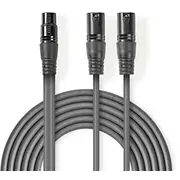 Kabel Nedis Xlr - 1.5M  Coth15020Gy15 5412810295609