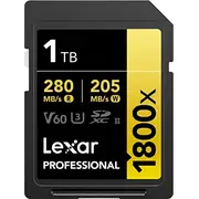 Karta Lexar Professional 1800X Sdxc 1 Tb Class 10 Uhs-Ii/U3 V60 Lsd1800001T-Bnnng  843367131839