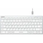 Klawiatura A4Tech Fbx51C, klawiatura biurowa, membránowa, bezdrátowa, Cz/Sk,  Fbx51C-Wh 4711421972987