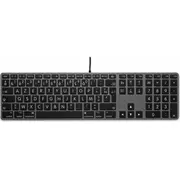 Klawiatura Lmp Large Font Usb  110 keys wired keyboard with 2X and aluminum upper cover - French Azerty space gray 24272 7640113436698