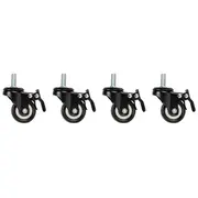 Lanberg Castors x4 for wall mounting 19 inch cabinets  Ak-1601-B 5901969415803 Nulagr000000028