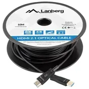 Lanberg Hdmi Cable M/M V2.1 10M Optical Aoc Black  Ca-Hdmi-30Fb-0100-Bk 5901969440898 Kbalaehdm0062