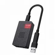 Lexar Cardreader microSDXC Express, compatib w./microSD Uhs-I, R900Mb/S w./built-in fan Usb3  Lrw540U-Rnhng 843367139392