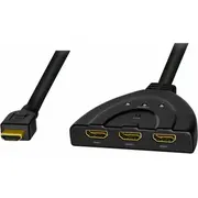 Logilink Switch Hdmi,3-Port,Bidirekt1X3/3X1,4K/30Hz,Cec  Hd0040 4052792062380