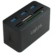 Logilink Usb 3.0 Hub with all in one card reader  Cr0042 4052792048698 Nullius3Pcr0042