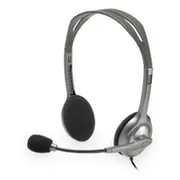Logitech  H111 Corded Stereo Headset - Black 3.5 Mm 981-000593 5099206057340