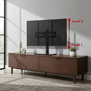 Maclean universal Tv stand, for Rtv cabinet, max. 35 kg, 20 degree rotation, 32-55 Tv, Mc-132  5902211142799 Tvamcnuch0153