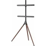 Manhattan Tv  Monitor Mount, Tripod Floor Stand, 1 screen, Screen Sizes 37-65, Black, Vesa 200X200 to 600X400Mm, Max 32Kg, Lfd, Lifetime Warranty, 32 kg, 114.3 cm 45, 165.1 65, 600 x 400 mm, Height adjustment, Blue, Brown 461795 0766623461795